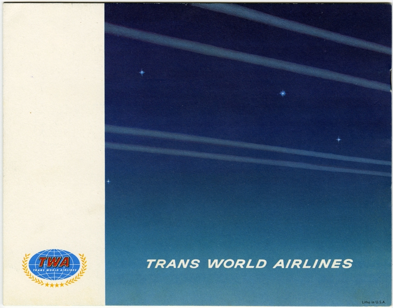 Image: brochure: TWA (Trans World Airlines), Boeing 707