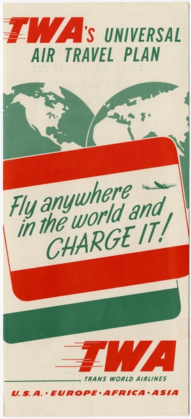 Image: flight information packet: TWA (Trans World Airlines), Lockheed L-049 Constellation