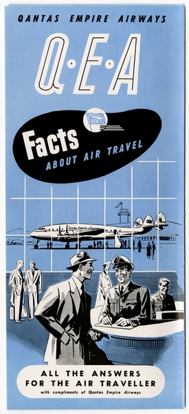 Image: flight information packet: Qantas Empire Airways, Lockheed L-049 Constellation, Douglas DC-4, Douglas DC-3