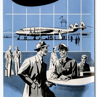 Image #10: flight information packet: Qantas Empire Airways, Lockheed L-049 Constellation, Douglas DC-4, Douglas DC-3