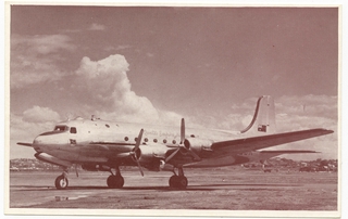 Image: flight information packet: Qantas Empire Airways, Lockheed L-049 Constellation, Douglas DC-4, Douglas DC-3