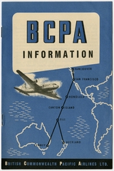 Image: traveler information: British Commonwealth Pacific Airlines (BCPA)