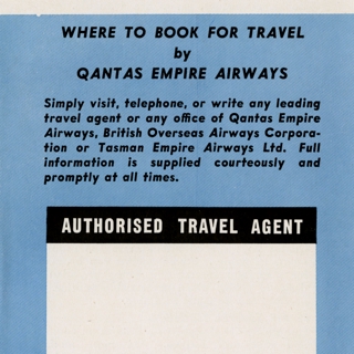 Image #2: traveler information: Qantas Empire Airways