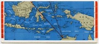 Image: route map: Qantas Empire Airways