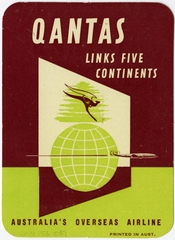 Image: pocket calendar: Qantas Airways