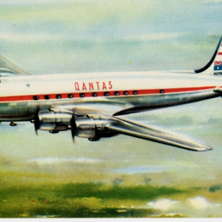 Image #1: postcard: Qantas Empire Airways, Douglas DC-4