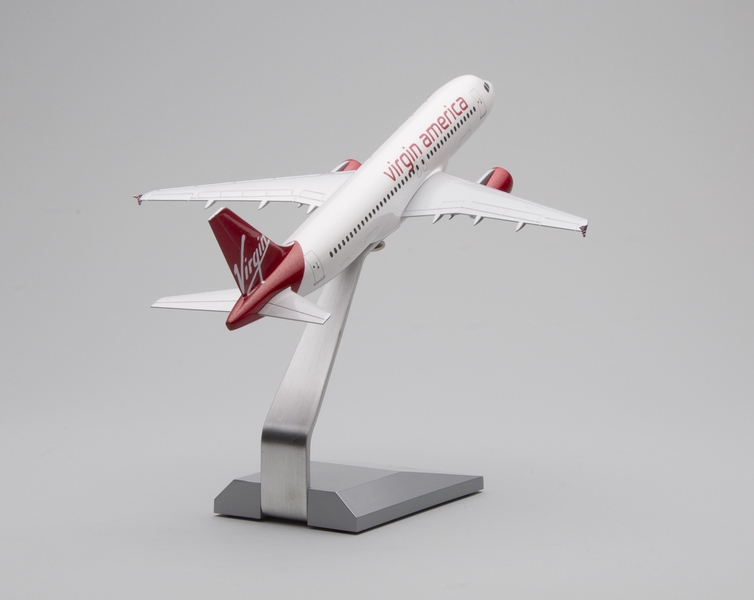 Image: model airplane: Virgin America, Airbus A320