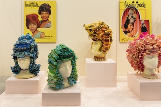 Installation view of "Hair Style"
