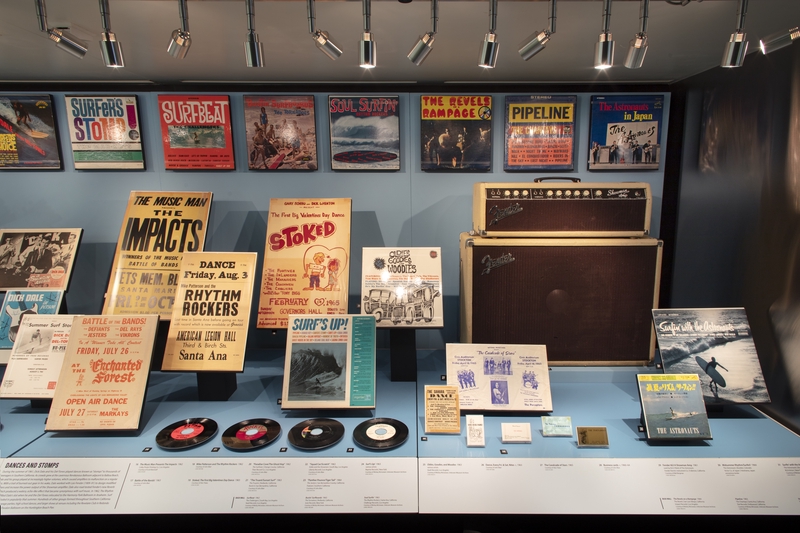 Image: Installation view of "Surf’s Up! Instrumental Rock n’ Roll"