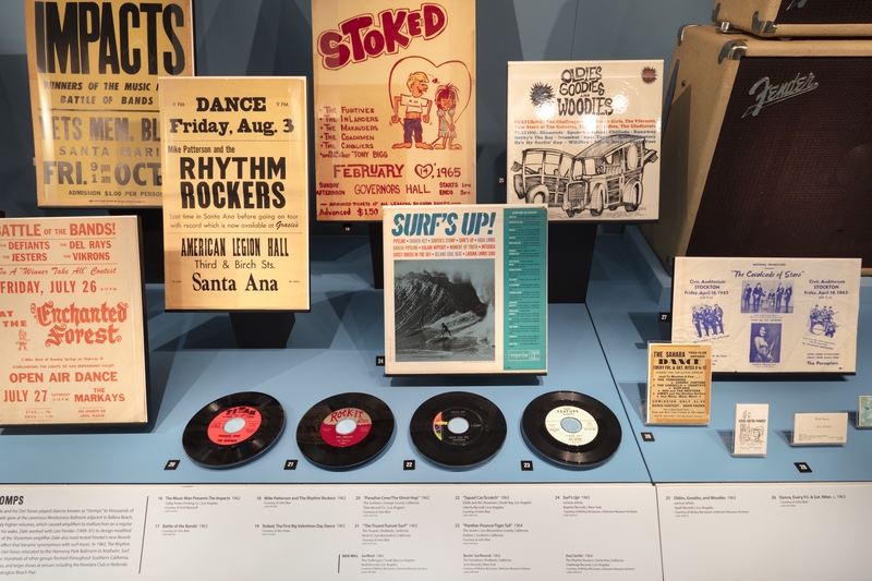 Image: Installation view of "Surf’s Up! Instrumental Rock n’ Roll"