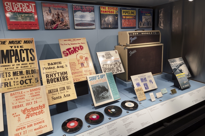 Image: Installation view of "Surf’s Up! Instrumental Rock n’ Roll"