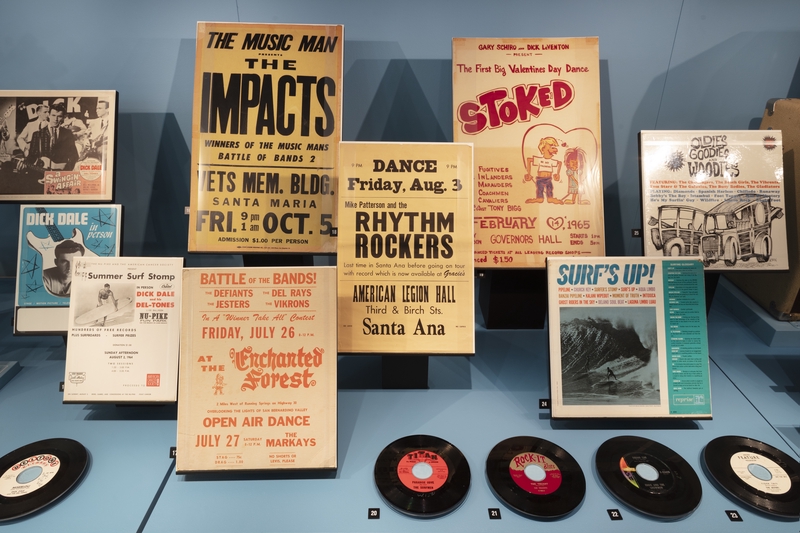 Image: Installation view of "Surf’s Up! Instrumental Rock n’ Roll"