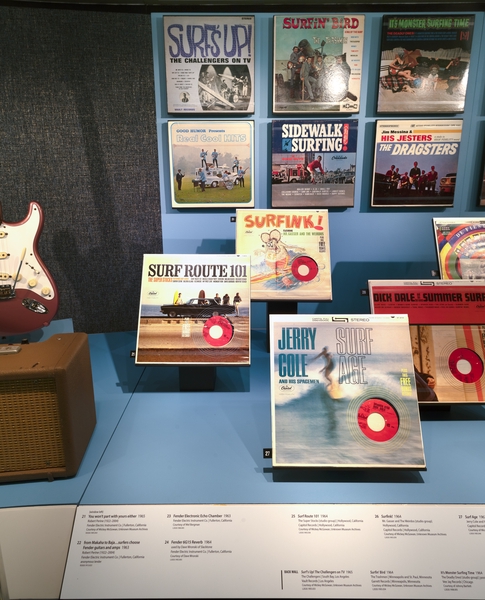 Image: Installation view of "Surf’s Up! Instrumental Rock n’ Roll"