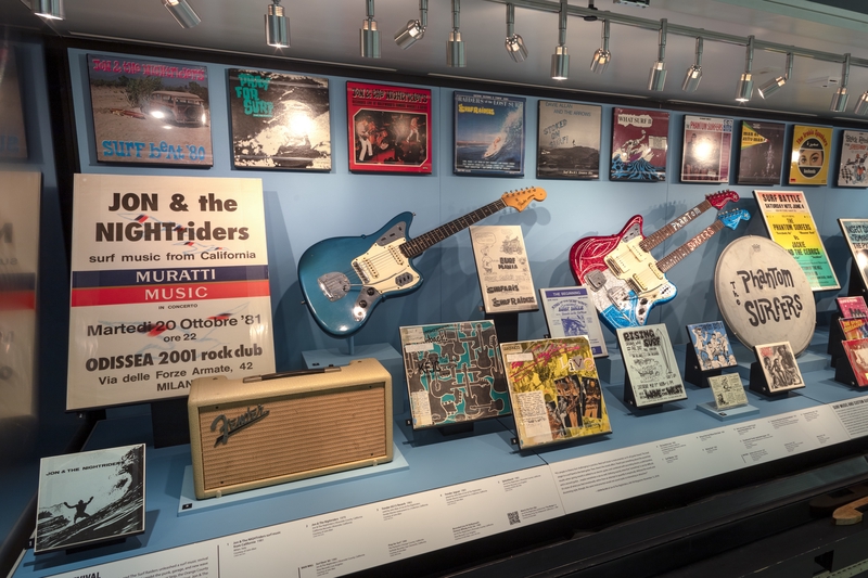 Image: Installation view of "Surf’s Up! Instrumental Rock n’ Roll"