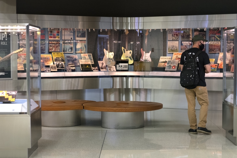 Image: Installation view of "Surf’s Up! Instrumental Rock n’ Roll"