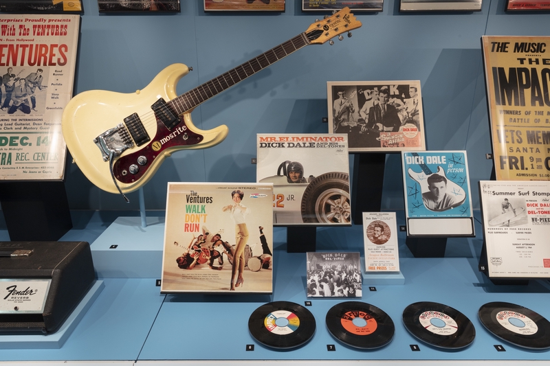 Image: Installation view of "Surf’s Up! Instrumental Rock n’ Roll"