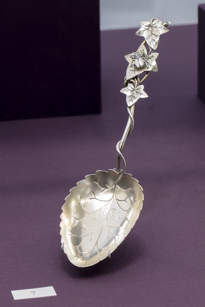 Image: Installation view of "Eclectic Taste: Victorian Silver Plate"