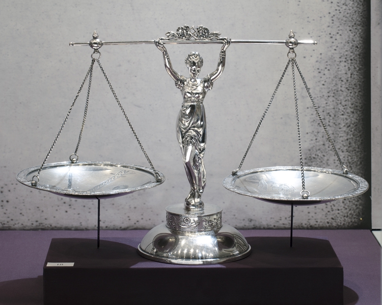 Image: Installation view of "Eclectic Taste: Victorian Silver Plate"