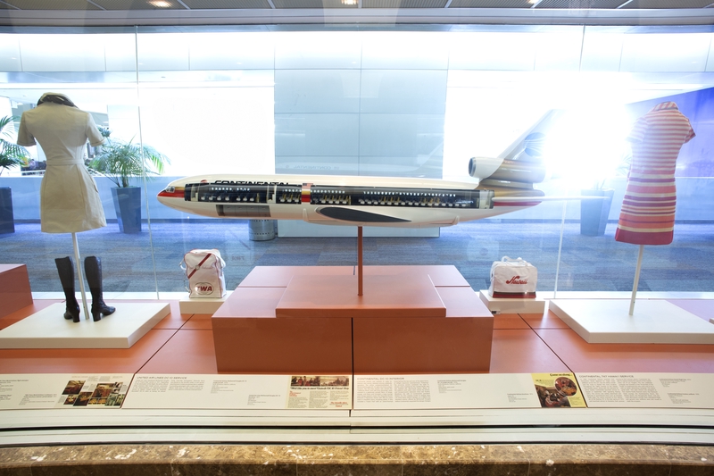Image: Installation view of "Widebody: The Launch of the Jumbojets in the Early 1970s"