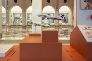 Image: Installation view of "Widebody: The Launch of the Jumbojets in the Early 1970s
"