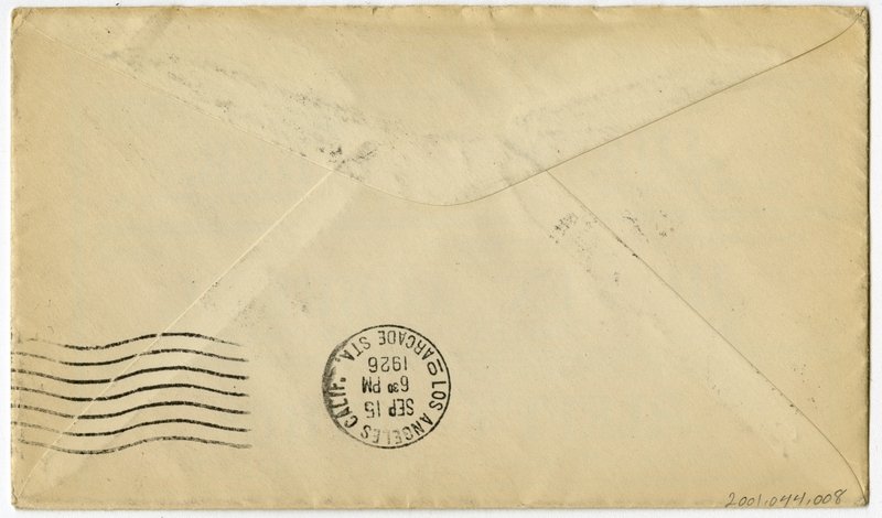 Objects | airmail flight cover: first airmail flight, CAM, Seattle ...