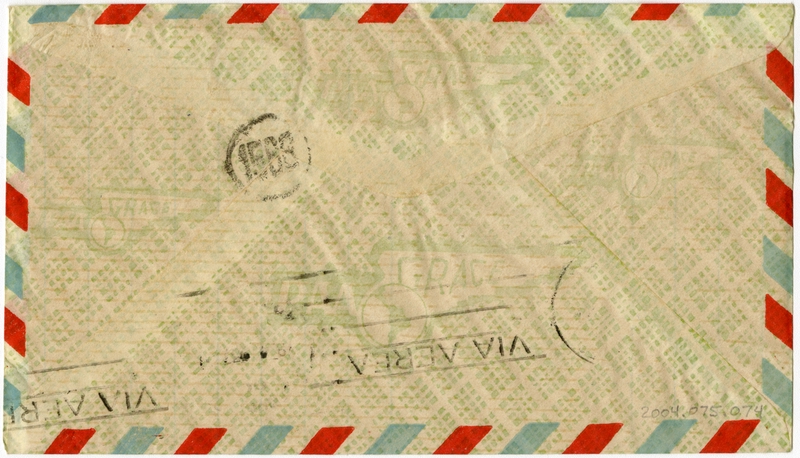 Image: airmail flight cover: Panagra (Pan American-Grace Airways), La Paz - Buenos Aires route