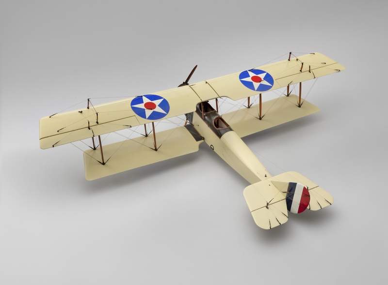 Image: model airplane: Curtiss JN-4D Jenny
