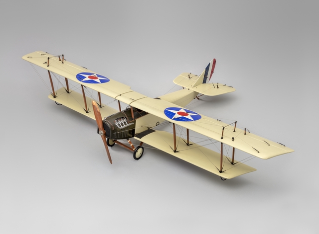 Model airplane: Curtiss JN-4D Jenny