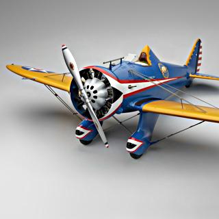 Image #1: model airplane: Boeing P-26A (Model 266)