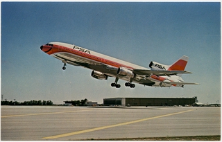 Image: postcard: Pacific Southwest Airlines (PSA), L-1011 TriStar