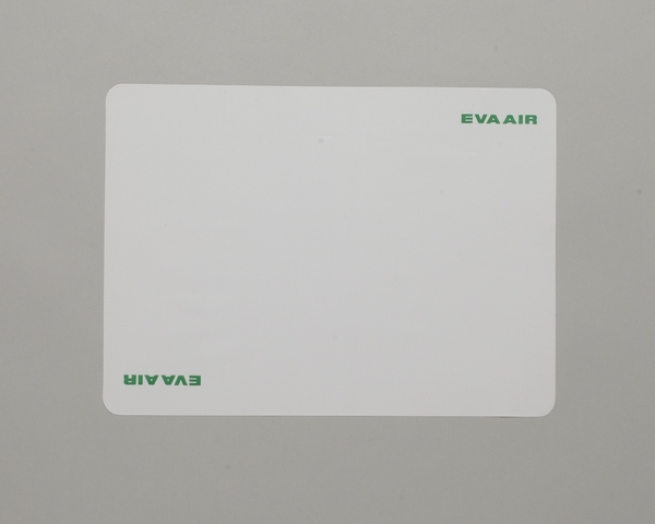 Meal tray liner: EVA Air