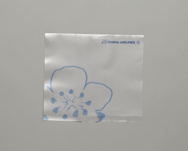 Meal tray liner: China Airlines