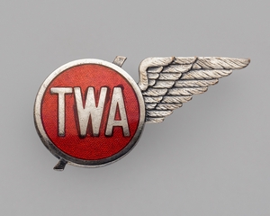 Image: air hostess wings: Transcontinental & Western Air (TWA)