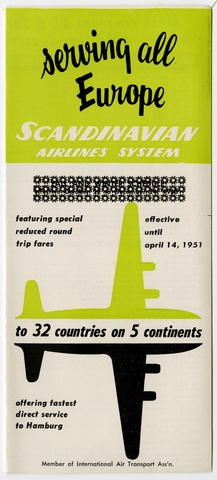 Timetable: Scandinavian Airlines System (SAS)