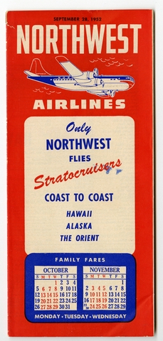 Timetable: Northwest Airlines