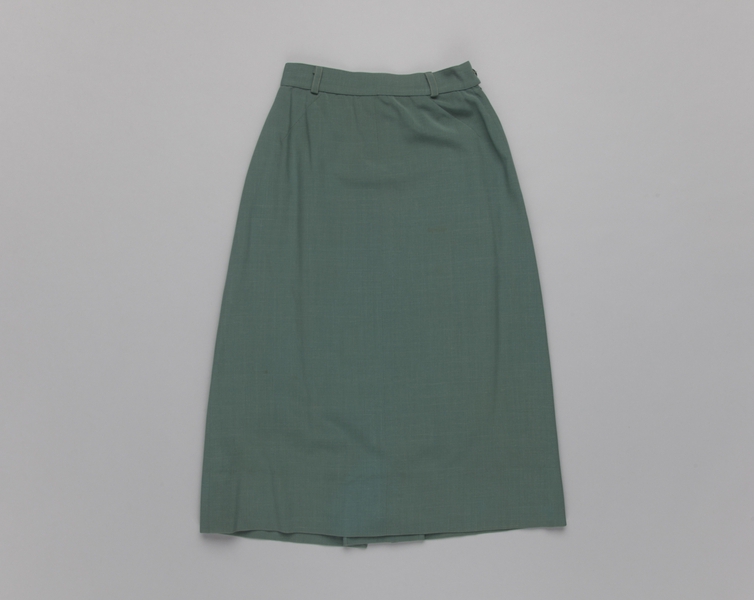 Image: air hostess skirt: TWA (Trans World Airlines), "Green Summer"