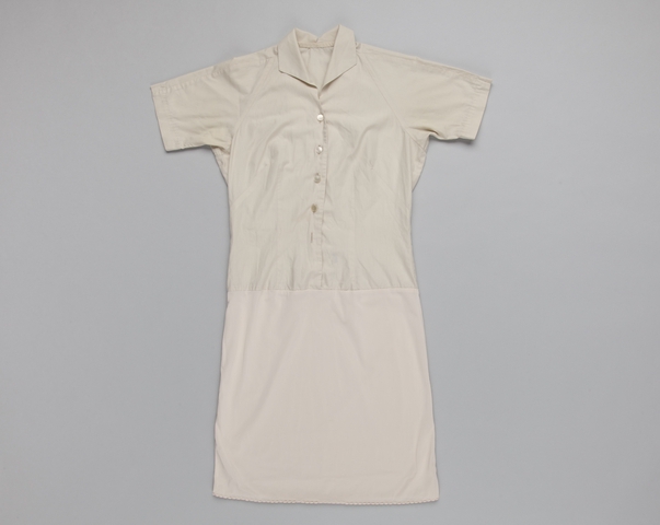 Air hostess blouse-slip: TWA (Trans World Airlines), summer