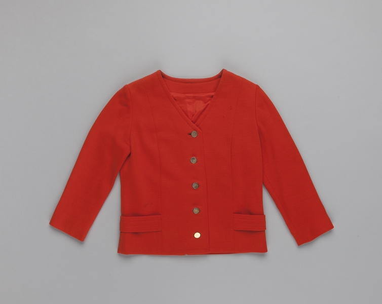 Image: air hostess jacket: TWA (Trans World Airlines), winter