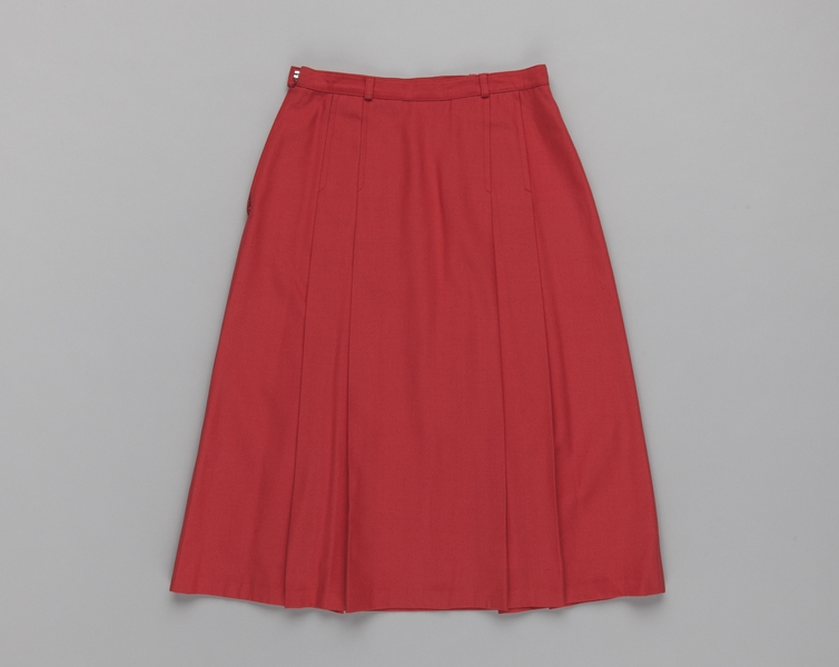 Image: flight attendant skirt: Cathay Pacific Airways