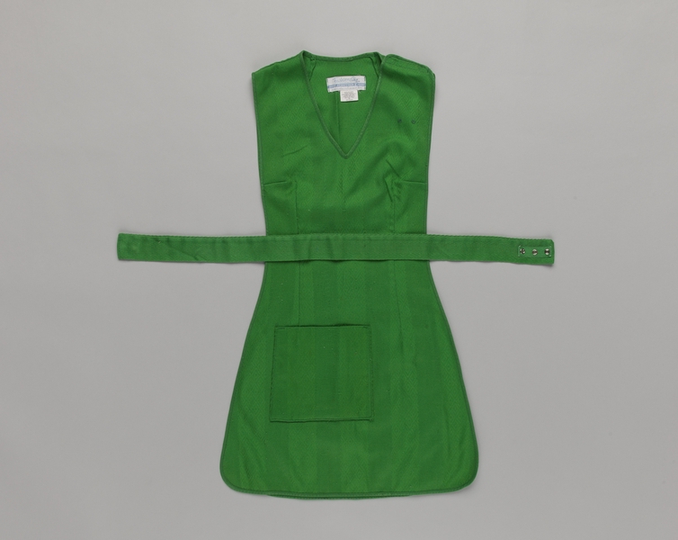 Image: flight attendant apron: United Air Lines