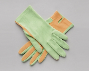 Image: stewardess gloves: Braniff International