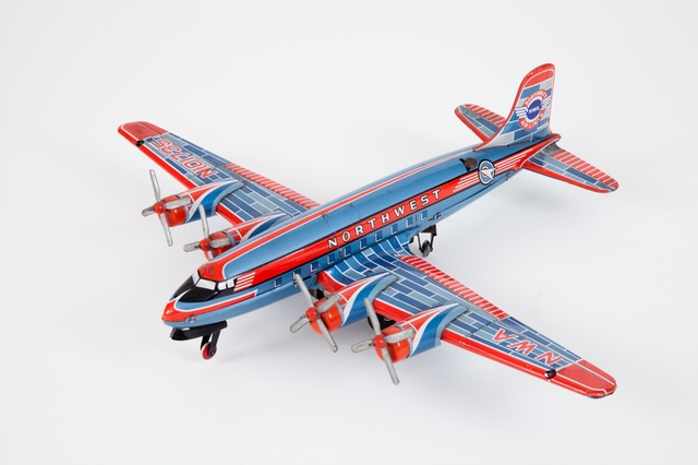 Toy airplane: Douglas DC-7 Northwest Airlines