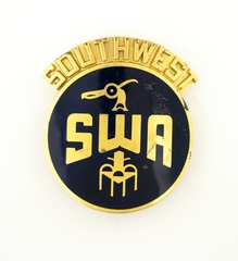 Image: flight officer cap badge: Southwest Airlines
