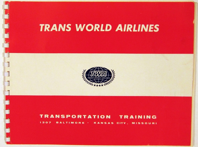 Manual: TWA (Trans World Airlines), Transportation Training 