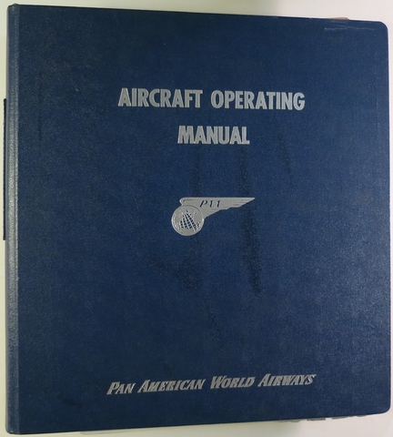 Aircraft operating manual: Pan American World Airways, Boeing 377 Stratocruiser