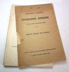 Image: Premier congres de geographie aerienne, 20 Novembre-3 Decembre 1938: comptes rendus des seances