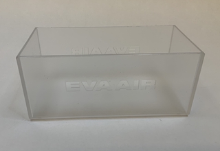 Image: sugar and creamer packet holder: EVA Air