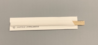 Image: chopsticks with sleeve: JAL (Japan Airlines) 
