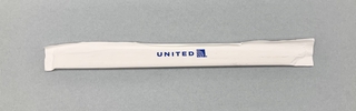 Image: chopsticks with sleeve: United Airlines