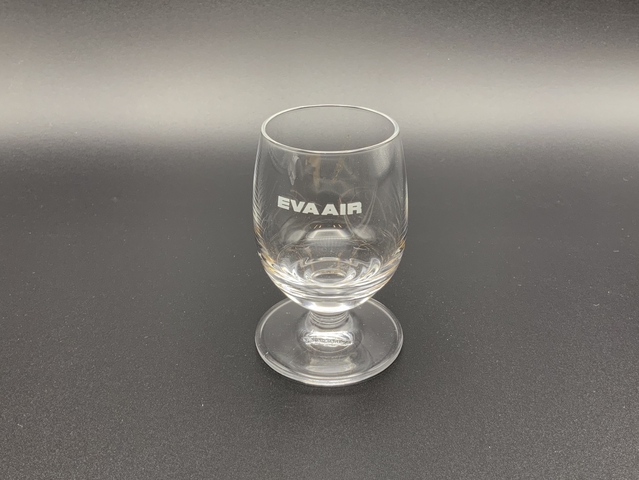 Cordial glass: EVA Air